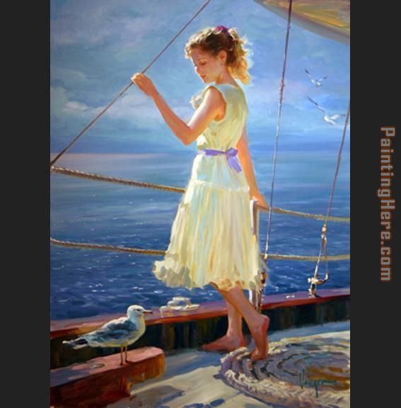 Bon Voyage painting - Vladimir Volegov Bon Voyage art painting
